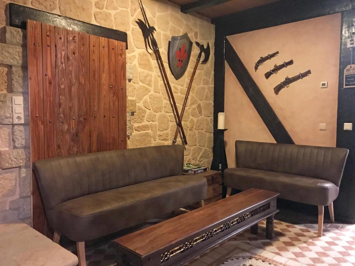 Ferienwohnung Wachstube Mit 3 Schlafraeumen Im Rittergut Leppersdorf Wachau Екстериор снимка